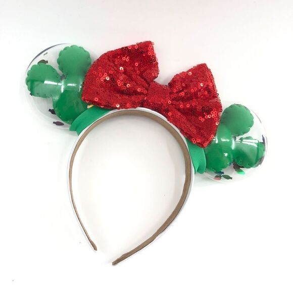 ‎Christmas Confetti Balloon Ears Green/Red